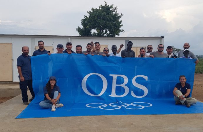 How OBS and IOC transformed modular broadcasting studios into refugee shelters in Uganda